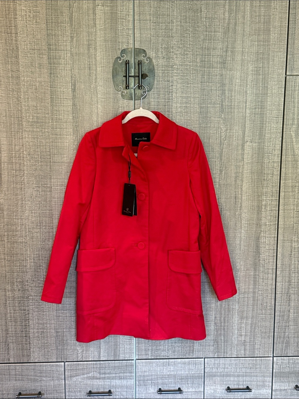 Massimo‎ Dutti Red Spring Coat